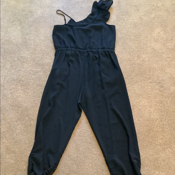 Parker Addison Black Jumpsuit NWT Sz 12 - Picture 4 of 6
